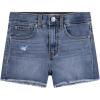 imageLevi Strauss Signature Gold Girls High Rise CutOff ShortFunnel Cake Blue