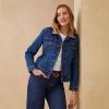 imageLevi Strauss Signature Gold Womens Original Trucker Stretch Denim Also Available in PlusNew Jolene Top