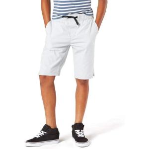 imageLevi Strauss Signature Gold Boys Big Easy Pullon Flat Front ShortsGray Violet