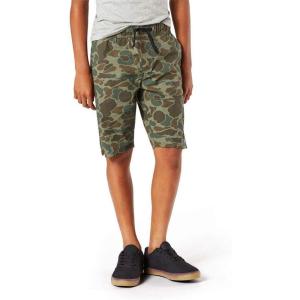 imageLevi Strauss Signature Gold Boys Big Easy Pullon Flat Front ShortsLeopard Camo