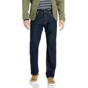 imageSignature by Levi Strauss ampamp Co Gold Label Mens Relaxed Fit Flex JeansRinse