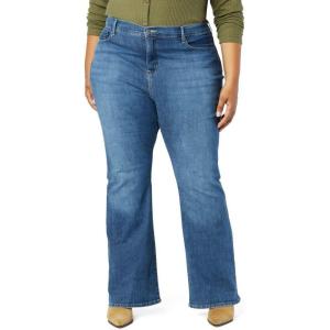 imageLevi Strauss Signature Gold Womens Totally Shaping Flare Jean Standard and PlusDark Canyon 5d