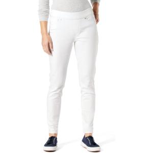 imageLevi Strauss Signature Gold Womens Totally Shaping Pullon Skinny Jeans MidRise Stretch Denim Available in Plus SizeNew Bright White