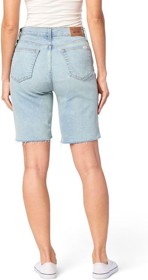 imageLevi Strauss Signature Gold Womens Heritage High Rise 9quot Bermuda Short Available in Plus SizeNew Walking on Clouds