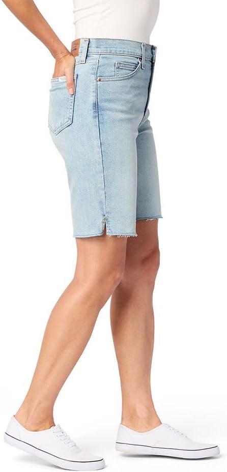 imageLevi Strauss Signature Gold Womens Heritage High Rise 9quot Bermuda Short Available in Plus SizeNew Walking on Clouds