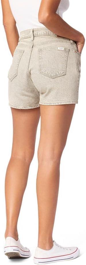 imageLevi Strauss Signature Gold Womens Size Heritage Original MidRise 4quot Shorts Stretch Denim Available in PlusNew Galaxy Grey