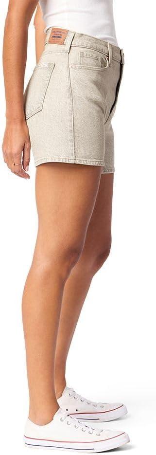 imageLevi Strauss Signature Gold Womens Size Heritage Original MidRise 4quot Shorts Stretch Denim Available in PlusNew Galaxy Grey