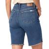 imageLevi Strauss Signature Gold Womens Heritage High Rise 9quot Bermuda Short Available in Plus SizeNew Dark Carbon