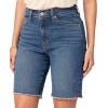 imageLevi Strauss Signature Gold Womens Heritage High Rise 9quot Bermuda Short Available in Plus SizeNew Dark Carbon