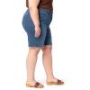 imageLevi Strauss Signature Gold Womens Heritage High Rise 9quot Bermuda Short Available in Plus SizeNew Dark Carbon