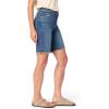 imageLevi Strauss Signature Gold Womens Heritage High Rise 9quot Bermuda Short Available in Plus SizeNew Dark Carbon