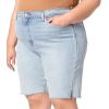imageLevi Strauss Signature Gold Womens Heritage High Rise 9quot Bermuda Short Available in Plus SizeNew Walking on Clouds