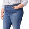imageLevi Strauss Signature Gold Womens Heritage High Rise Straight Jeans Stretch Denim Also Available in Plus SizeNew Future Blue