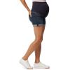 imageLevi Strauss Signature Gold Womens Maternity MidRise Shortie ShortsBlue Lagunawaterless