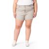 imageLevi Strauss Signature Gold Womens Size Heritage Original MidRise 4quot Shorts Stretch Denim Available in PlusNew Galaxy Grey