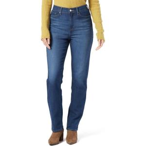 imageLevi Strauss Signature Gold Womens HighRise Straight Jeans Stretch Denim Standard and PlusTennessee Valley 5d