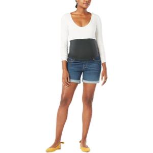 imageLevi Strauss Signature Gold Womens Maternity 5quot ShortNight Out