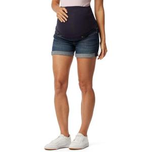 imageLevi Strauss Signature Gold Womens Maternity MidRise Shortie ShortsBlue Lagunawaterless