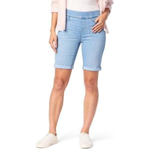 imageLevi Strauss Signature Gold Womens Totally Shaping Pull on Bermuda Shorts Available in Plus SizeNew Cosmic Waves