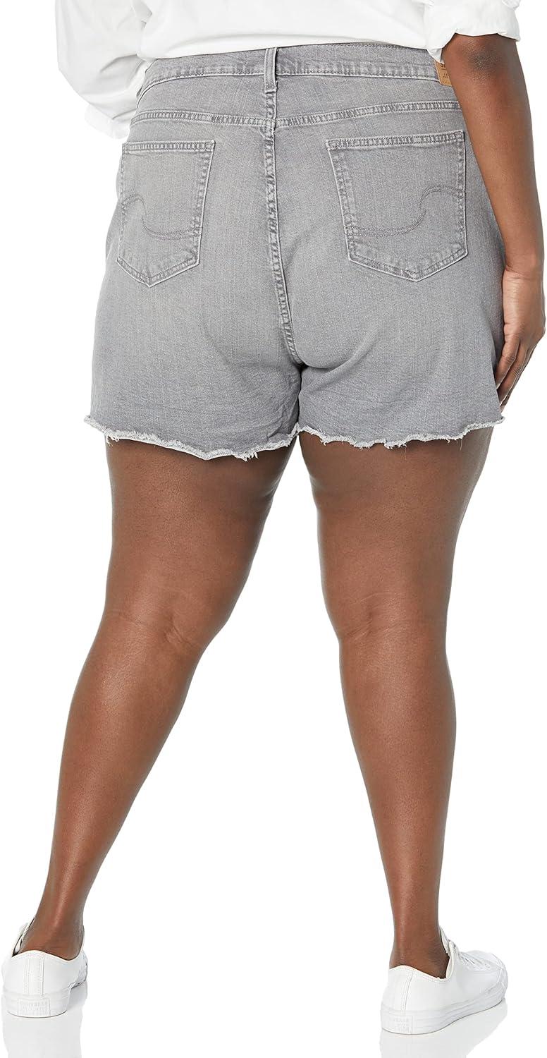 imageLevi Strauss Signature Gold Womens Heritage High Rise 3quot Shorts Available in Plus SizeShadow Quartz