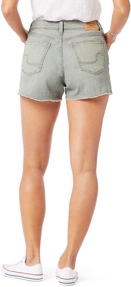 imageLevi Strauss Signature Gold Womens Heritage High Rise 3quot Shorts Available in Plus SizeShadow Quartz