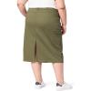 imageLevi Strauss Signature Gold Womens Everyday Cargo Midi Skirt MidRise Stretch Denim Available in PlusNew Olive Night