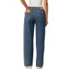imageLevi Strauss Signature Gold Womens Heritage Original Wide Leg Jeans MidRise Stretch DenimBlue Oddity