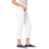 imageLevi Strauss Signature Gold Womens MidRise Slim Fit Capris Stretch Denim Available in Plus SizeWhite Dove