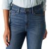 imageLevi Strauss Signature Gold Womens Size HighRise Straight Jeans Stretch Denim Standard New Hurricane 24 Plus Long