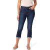 imageLevi Strauss Signature Gold Womens MidRise Slim Fit Capris Stretch Denim Available in Plus SizeNew Dark Orbit