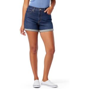 imageLevi Strauss Signature Gold Womens Heritage High Rise 3quot Shorts Available in Plus SizeTwilight Dusk
