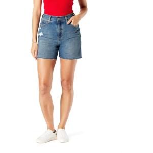 imageLevi Strauss Signature Gold Womens Heritage High Rise 5quot Short Available in Plus SizeNew Ludlow Highway