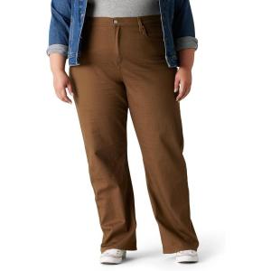 imageLevi Strauss Signature Gold Womens Heritage HighRise Loose Straight Jeans Stretch Denim Also Available in Plus SizeNew Chai Spice
