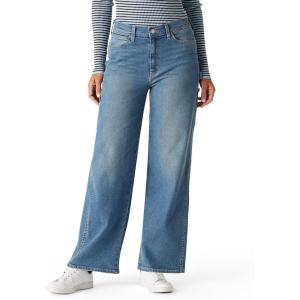imageLevi Strauss Signature Gold Womens Heritage Original Wide Leg Jean MidRise Stretch Denim Also Available in PlusNew Western Way