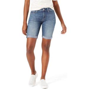 imageLevi Strauss Signature Gold Womens MidRise Bermuda Shorts Stretch Denim Standard and PlusCape Townwaterless