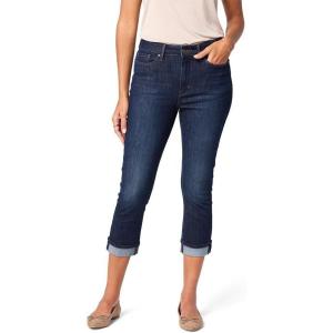 imageLevi Strauss Signature Gold Womens MidRise Slim Fit Capris Stretch Denim Available in Plus SizeNew Dark Orbit