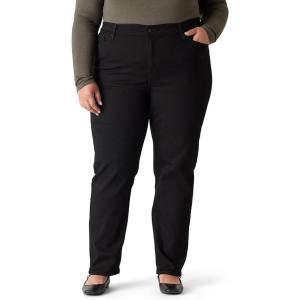 imageLevi Strauss Signature Gold Womens Size Modern Straight Jeans MidRise Stretch Denim Standard New New Black Opal 18 Plus Short