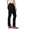 imageLevi Strauss Signature Gold Womens Modern Straight Jeans MidRise Stretch Denim Available in Plus SizeNoir Gold