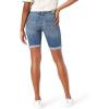 imageLEVI STRAUSS SIGNATURE Gold Womens MidRise Bermuda Shorts Stretch Denim Standard and PlusCape Town