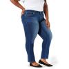 imageLevi Strauss Signature Gold Womens Modern Straight Jeans MidRise Stretch Denim Available in Plus SizeMonica