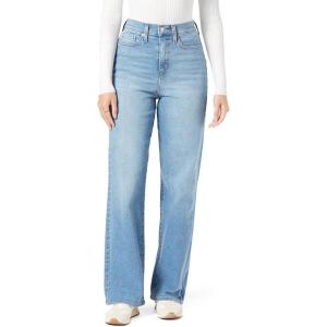 imageLevi Strauss Signature Womens Heritage HighRise Loose Straight Jeans Stretch Denim Also Available in Plus SizeRocky River