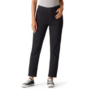 imageLevi Strauss Signature Womens Totally Shaping Ultimate PullOn Ankle Straight Jean MidRise Stretch Denim Also Available in Plus New Noir 14 Regular